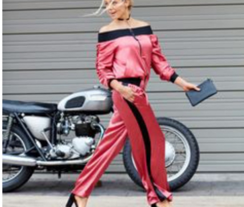 Project Runway Off the Shoulder Bomber Jacket - Picture 3 of 3